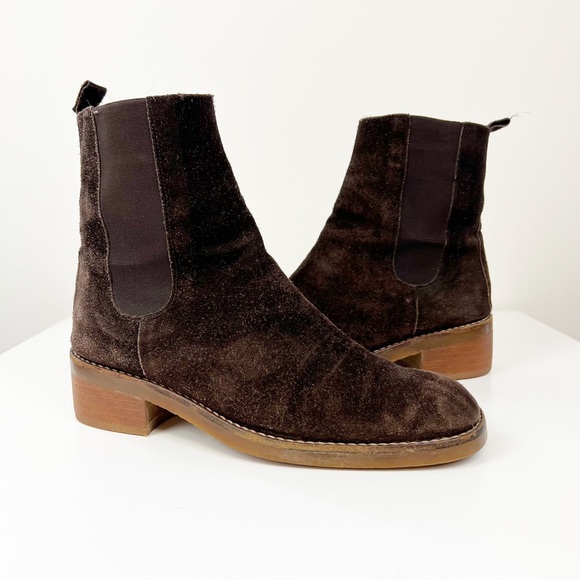 tacco Shoes - TACCO Chocolate Brown Suede Chukka Boots Size 8